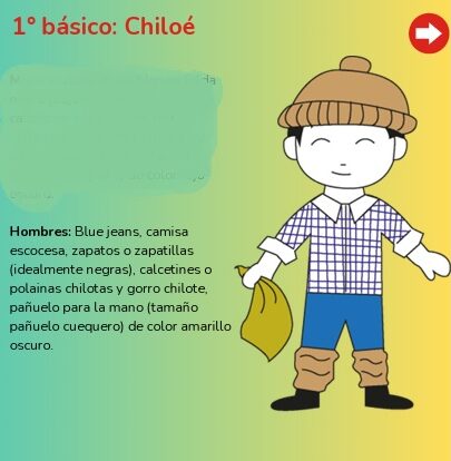 disfraz 1ero básico Hombre