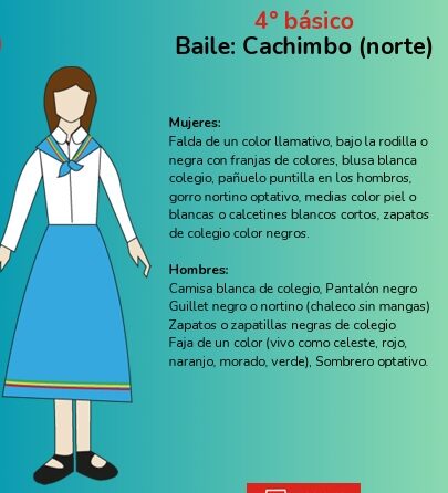 Disfraz 4to básico Mujer
